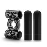 Double Thunder - Wireless Remote Rechargeable Vibrating Cock Ring