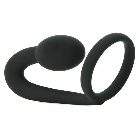 Prostatic Silicone Cock Ring and Prostate Plug
