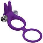 Throbbin Hopper Cock and Ball Ring With Vibrating Clit Stimulator