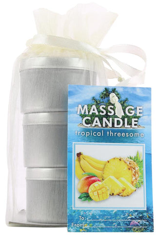 Tropical Threesome Massage Candles